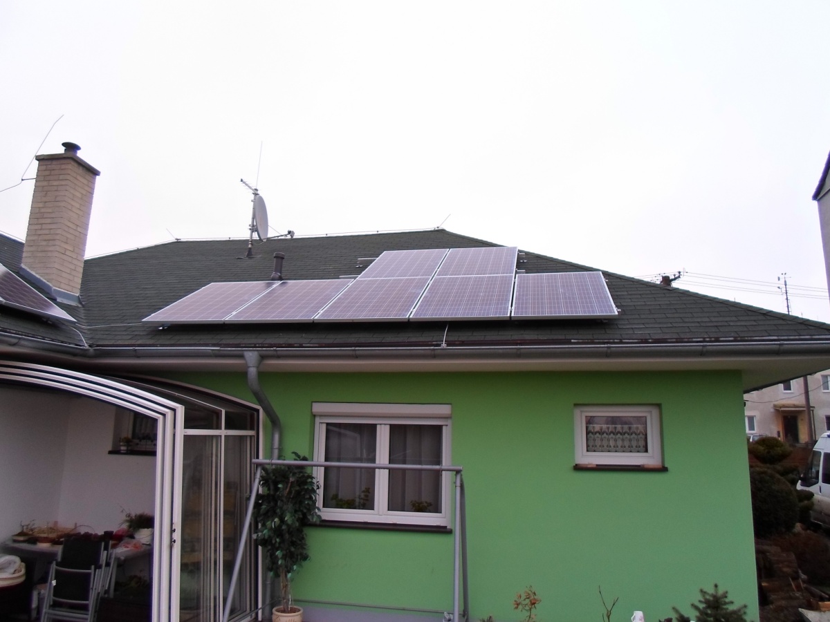 Fotovoltaická elektrárna, kompletní instalace
