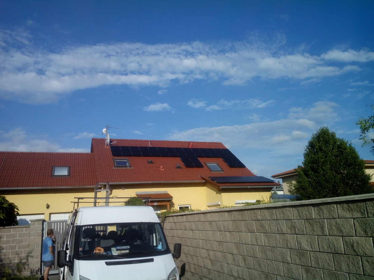 Fotovoltaika 6,00 kWp, Slaný, okres Kladno