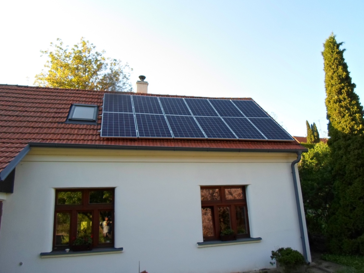 Fotovoltaická elektrárna, kompletní instalace