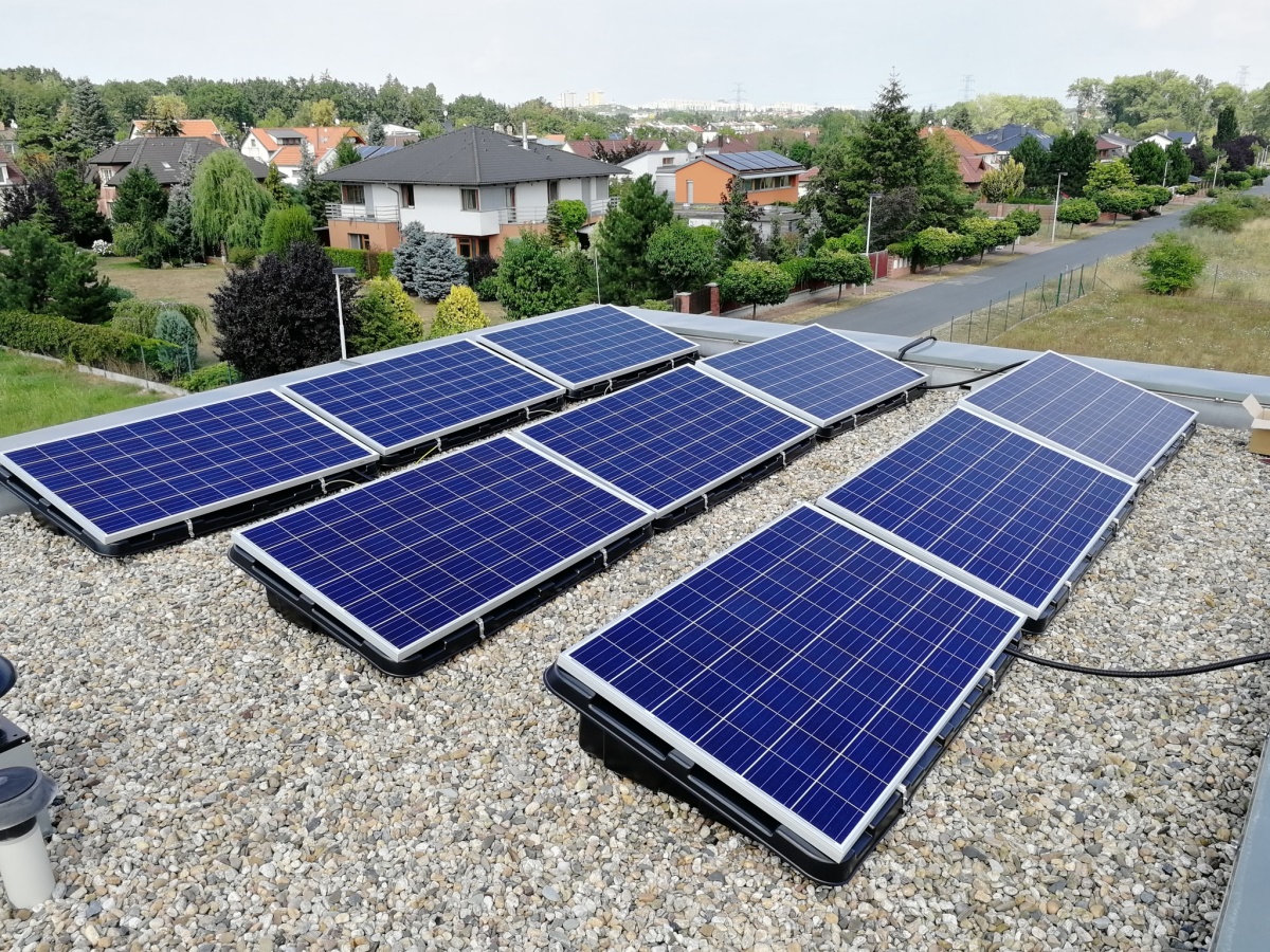 Fotovoltaika 9,35 kWp, Kunratice, okres Praha 