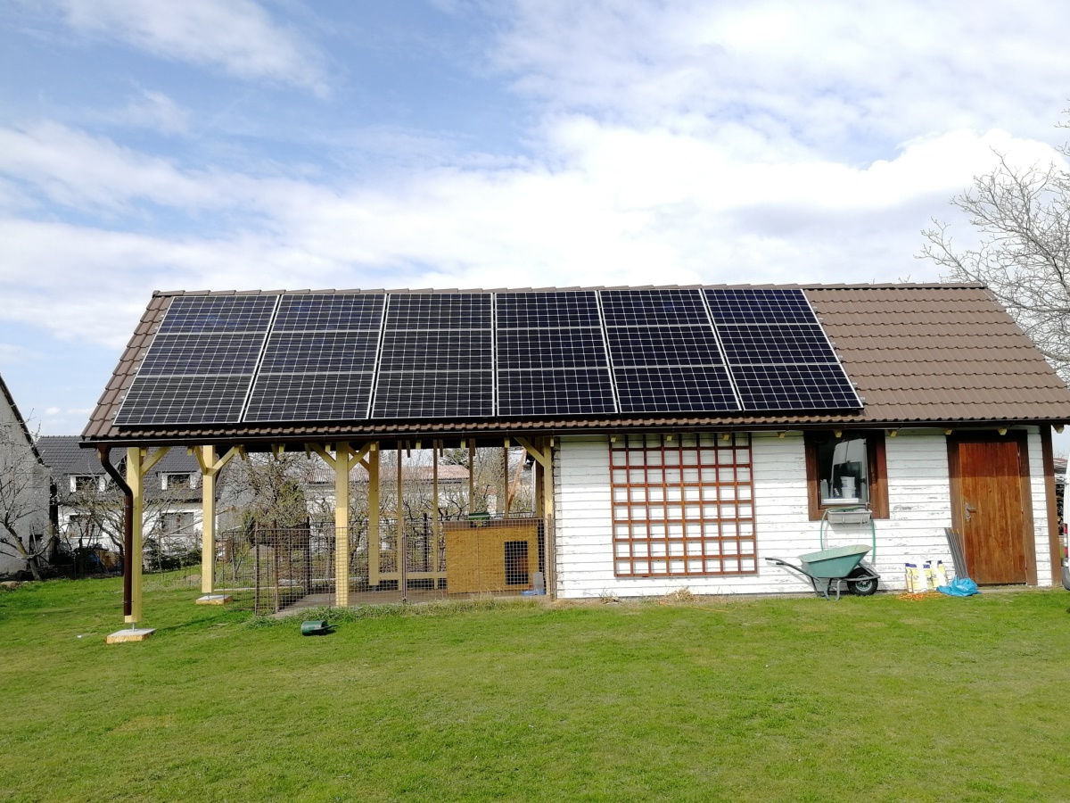 Solární elektrárna  5,58 kWp, Suchdol, okres Kutná Hora