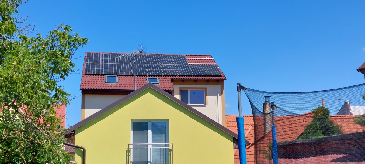 Fotovoltaika 8,10 kWp, Heřmanův Městec, okres Chrudim 