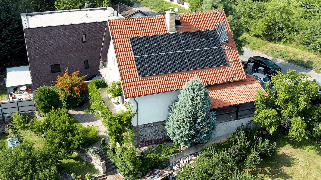 Fotovoltaika 9 kWp, Černošice, Středočeský kraj                                                 