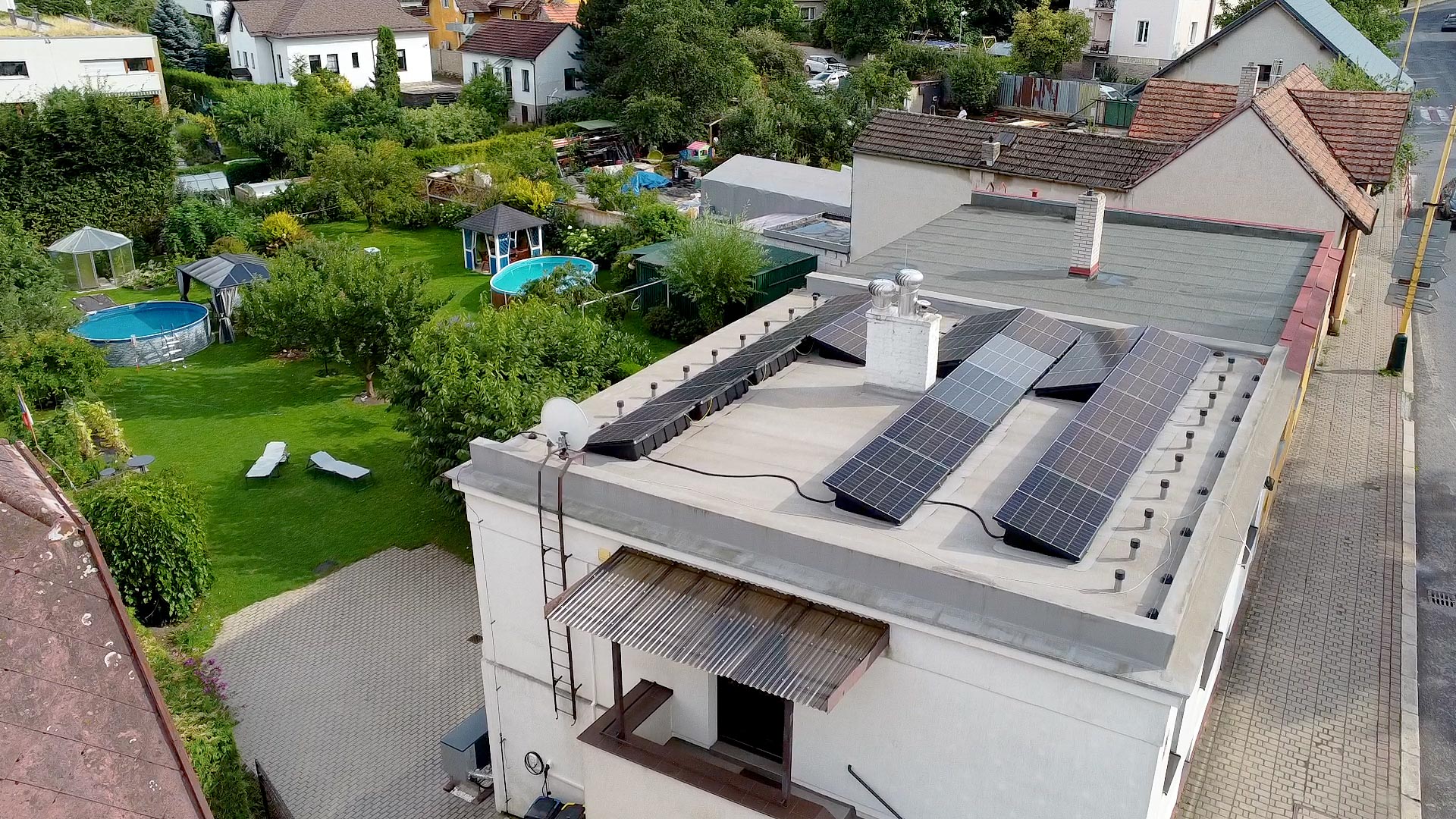 Fotovoltaika 8,715 kWp, Říčany u Prahy, Praha - východ